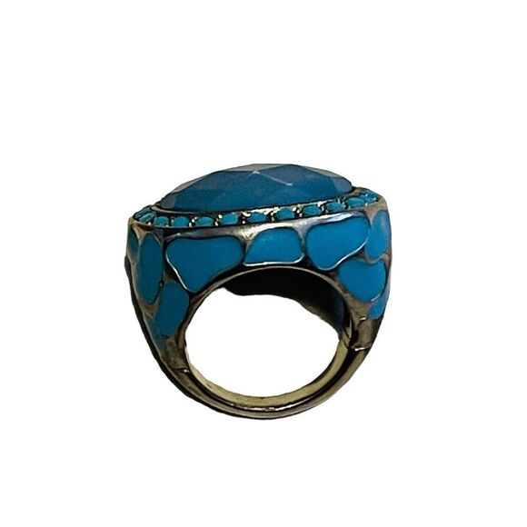 10/$25🦋 Blue Stone Fashion Ring - Size 7.5 - Picture 3 of 9